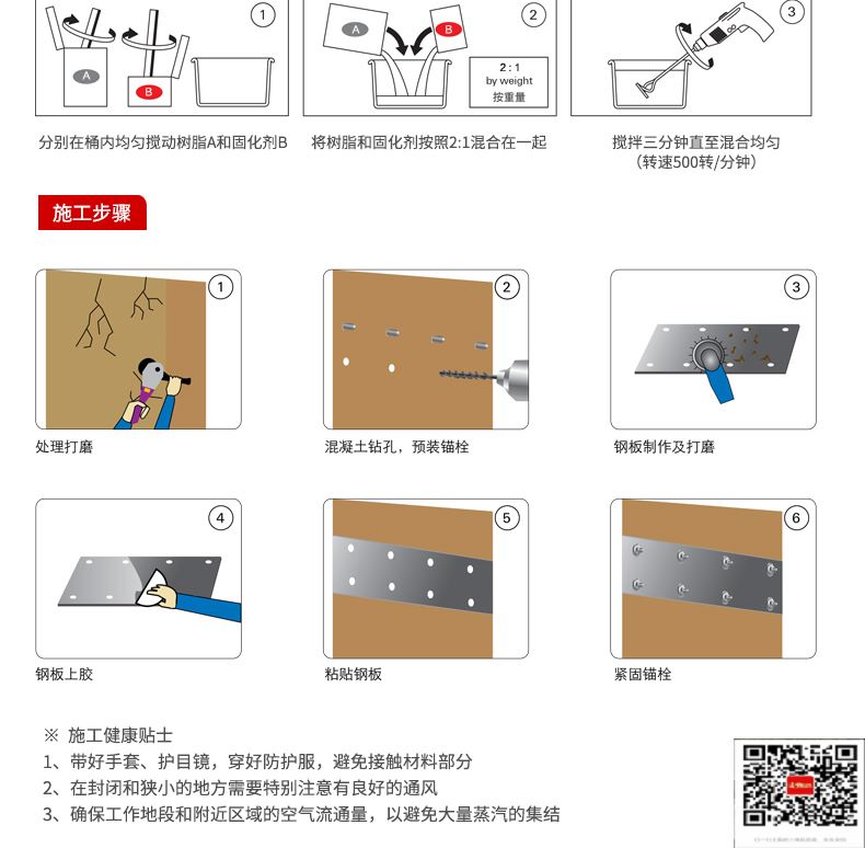 包钢临高粘钢加固施工过程